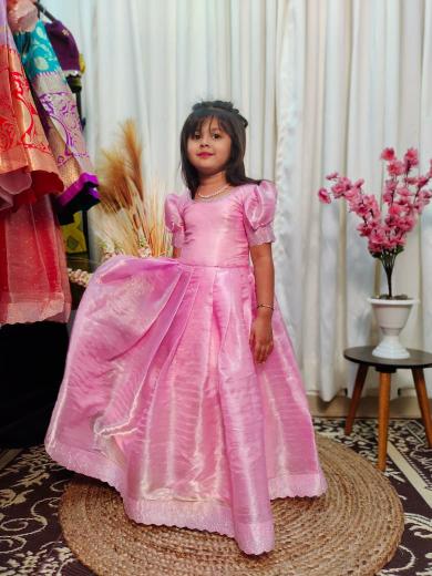 kids gown jimmy choo Peach Kids wear wholesale market in Surat
